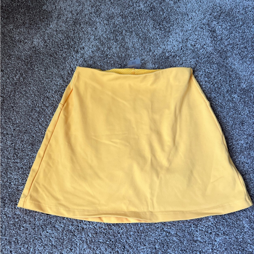 Yellow/Orange Tennis Skirt